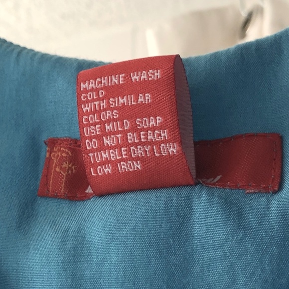 Beautiful Blue Silk/Cotton blend top - Picture 5 of 6